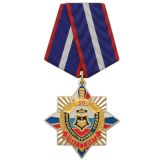 Медаль 55 лет вневедомственной охране 1952-2007 (звезда+триколор с накл.)
