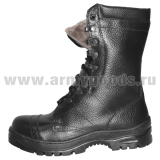 Ботинки в/б Барс (зима, кожа, нат. мех)