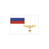 Флаг МПС (белое поле, флаг РФ, эмблема МПС) (40х60 см)