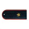 Погоны Полиции (ОВД) генерал-майор на китель (темно-синие с красным кантом)