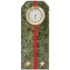 Часы сувенирные настольные (камень змеевик зеленый) Погон Лейтенант ВС