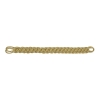 Филигрань плетеная двойным шнуром металлизированная (золотистая) ширина 2 см