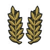 Орнамент канит. (золото 3%) на воротник Росрыболовство 11-13 категория (черный фон)