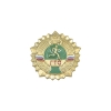 Значок мет. ГТО (бронза) РФ