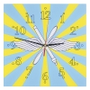 Часы настенные стеклянные ВВС (28x28 см)