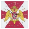 Часы настенные стеклянные Росгвардия (28x28 см)