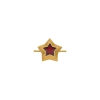 Звезда мет. 14 мм Судей (зол. с красной эмалью)