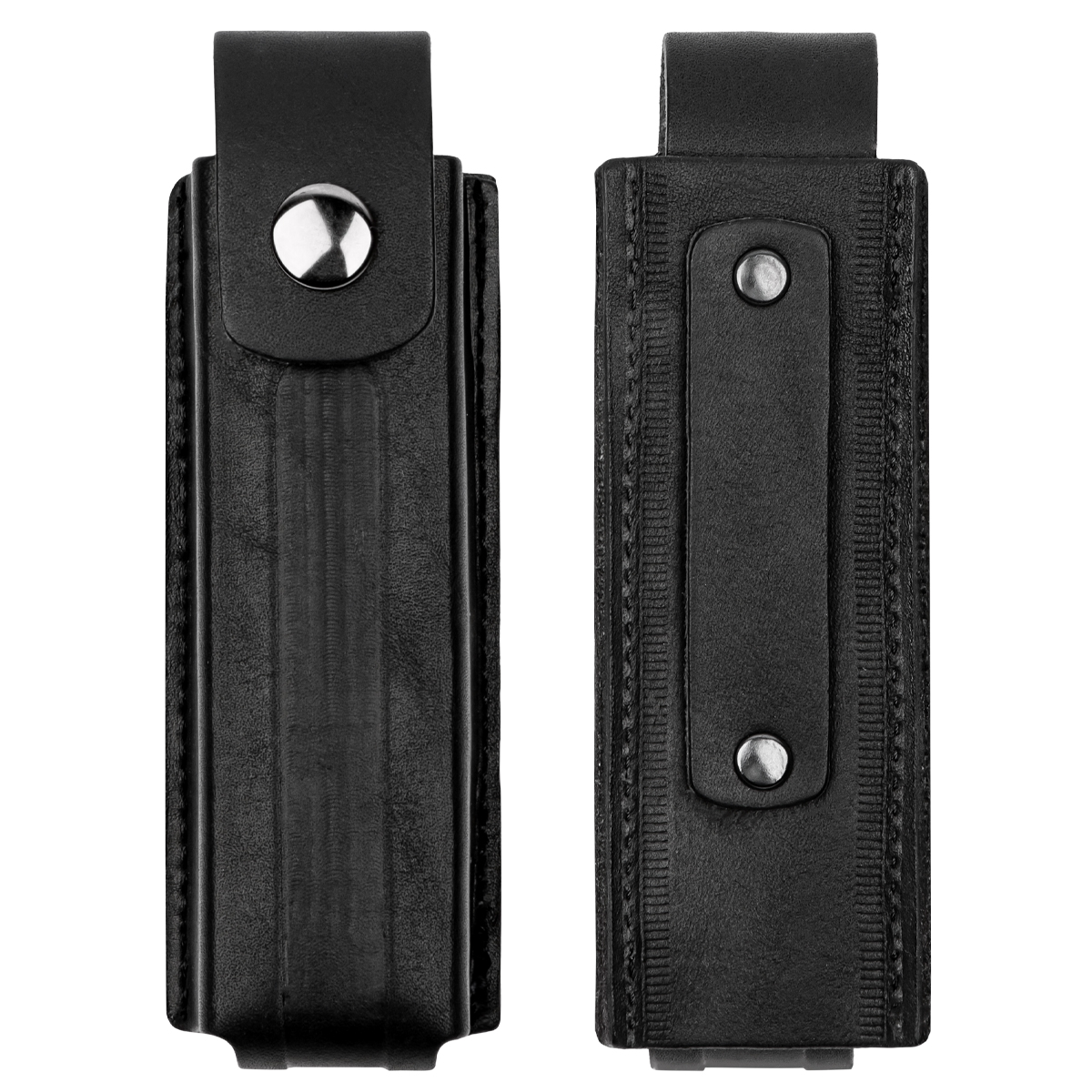 Чехол под запасную обойму Пистолета Ярыгина кожаный черный (Ч-12)