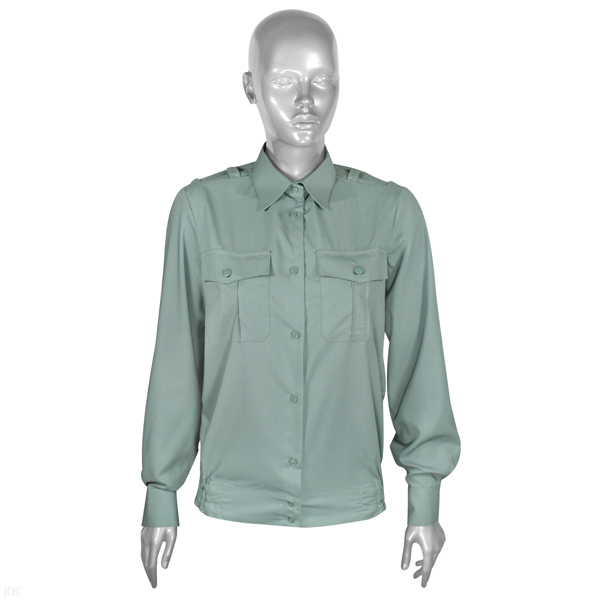 Рубашка форм. женская (дл.рук.) фисташковая ФТС России