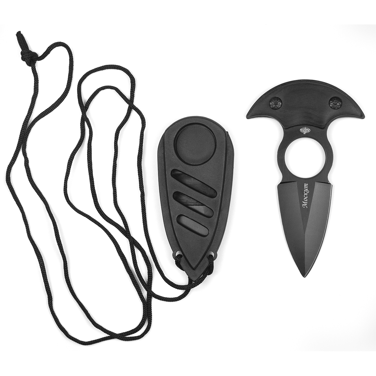 Нож Витязь Москит тычковый в ножнах (общая длина 12 см) B136-63 черный