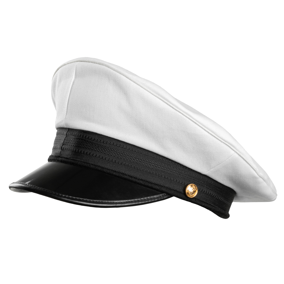 Фуражка Капитана ТФ "Лойд" черная с белым чехлом Фуражка Капитана ТФ "Лойд" черная с белым чехлом
