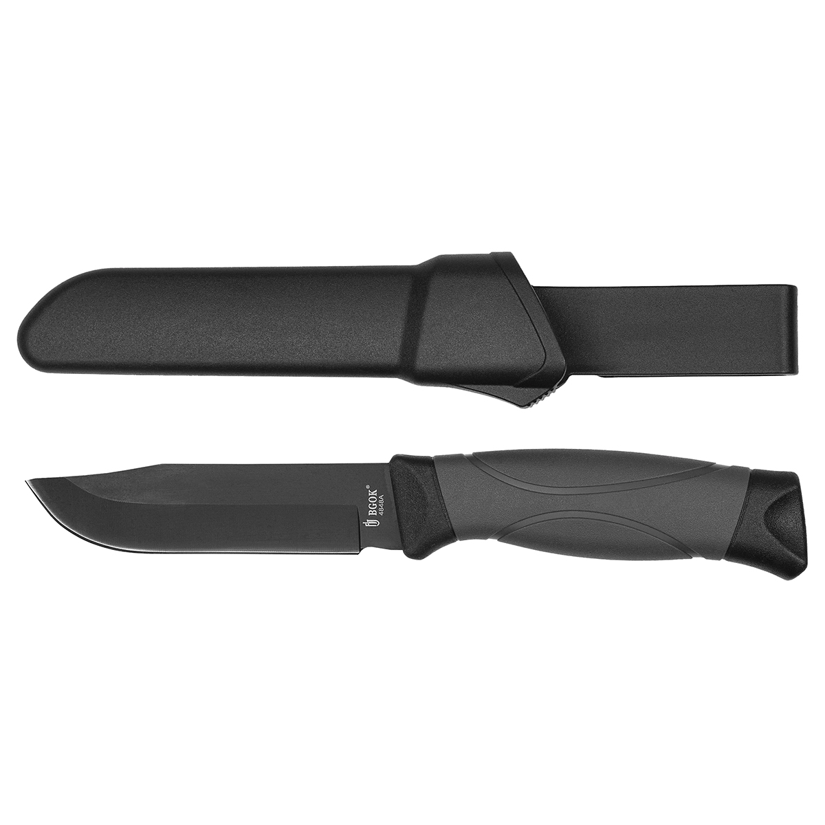Нож BGOK в пластиковых ножнах (4848А) общая длина 23 см