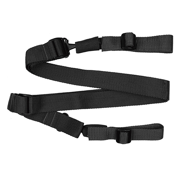 Ремень оружейный ОР-17 трехточечный стропяной (30 мм) черный