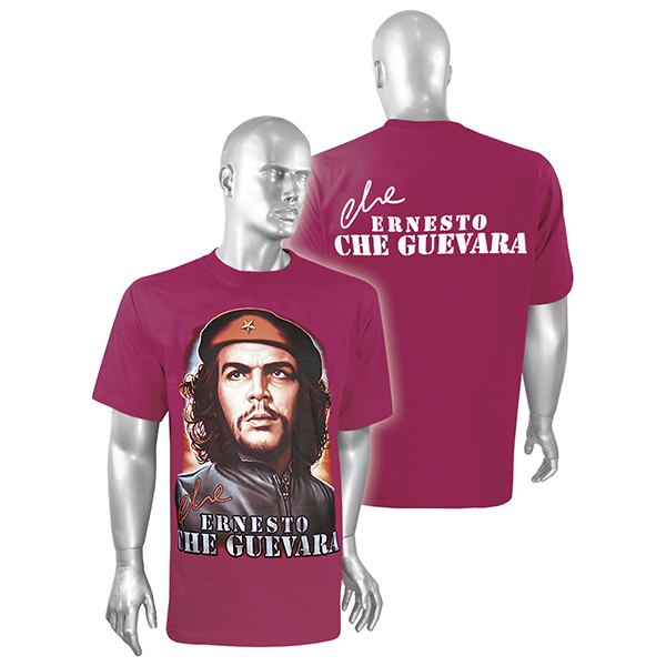 Футболка с рис краской Ernesto Che Guevara (красная) (может отсутствовать надпись на спине)