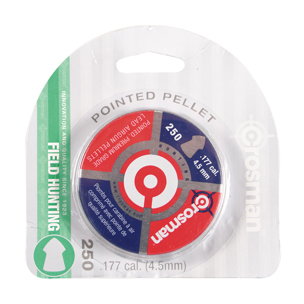 Пули Crosman Pointed Field hunting/Wadcutter 4,5 мм (250 шт.)