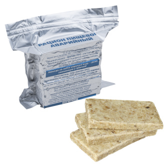 Рацион пищевой аварийный трехсуточный (вакуумная упаковка из трех брикетов по 156 г) срок годности до 05.2027