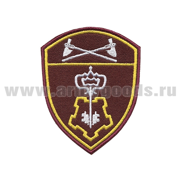 Шеврон вышит. Росгвардия Приволжский ВО (ВОХР)