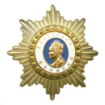 Значок мет. Орден (Екатерина Великая, (звезда зол.)