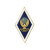 Значок мет. МГТУ ГА (ромб)