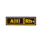 Нашивка на грудь пластизол. Гр. кр. А (II) положит. (черн.)