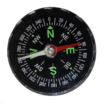 Компас пласт. круглый простой