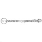 Цепочка с карабином и кольцом (100 см)