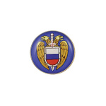 Значок мет. Орел ФСО (мал., круглый, смола, на пимсе)