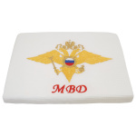 Пол-це вафельное двойное вышитое МВД