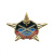 Значок мет. Военная разведка (летуч. мышь на звезде)
