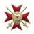Значок мет. 76 гв. ВДД (серия ВДВ (красн. крест с мечами)