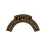 Нашивка на рукав дугов. пластизол. Отряд быстрого реагирования