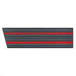 Погоны серые 2 красн. пр (со скосом)