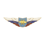 Значок мет. Должностной знак командира учебной части ВКС (№54)