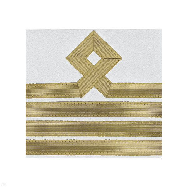 Нарукав. знак различ. Мор. фл. (галун на белом фоне) 9 катег.