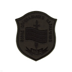 Шеврон вышит. Взвод спецназ МВД (щит с флагом и мечом) полевой