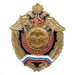 Значок мет. ВВС (серия ВС России (орел, крылья в стороны)