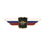 Значок мет. Должностной знак начальника академии войск связи (№95)
