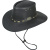 Шляпа (кожа буйвола) черная (127В) пр-во ЮАР