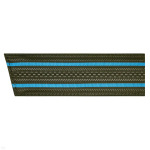 Погоны оливк. 2 голуб. пр. (со скосом) 15,5 см