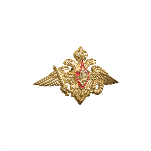 Эмбл. на тулью пласт. Орел РА бол.