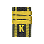 Ф/пог. (двусторонние) черн/русская цифра с нашит. текстильным галуном желтым (сержант + пластизол "К")