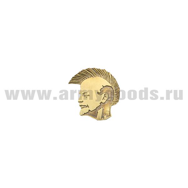 Значок мет. Ленин-панк (лат.) на пимсе