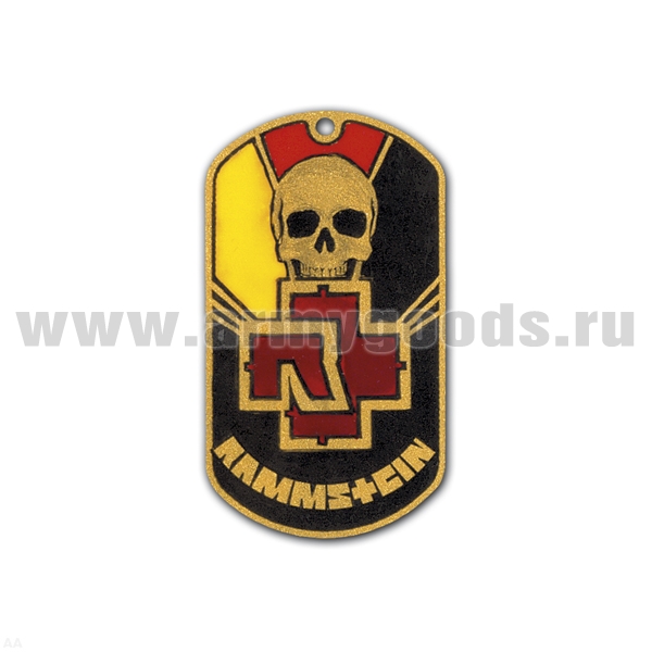Жетон (нерж. ст., эмал.) Rammstein