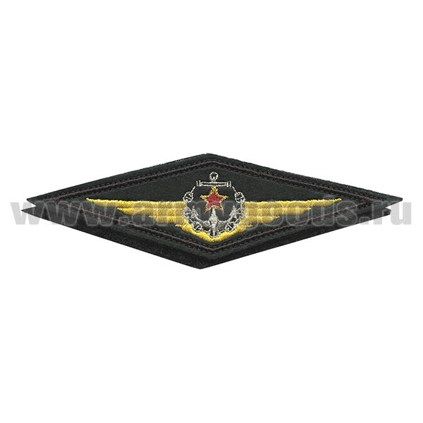 Нагрудный знак вышит. ВМФ на липучке
