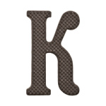 Буква на погоны пласт. "К" защ. (бол.)