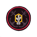 Шеврон пластизолевый Служба РХБЗ ВМФ