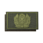 Шеврон вышит. Кокарда на кепку ВКБО (50*90) оливковый (на липучке)