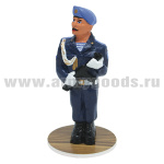Фигурка гипсовая ВДВшник с автоматом в форме нового образца (на подставке, в цилиндрич. упаковке)