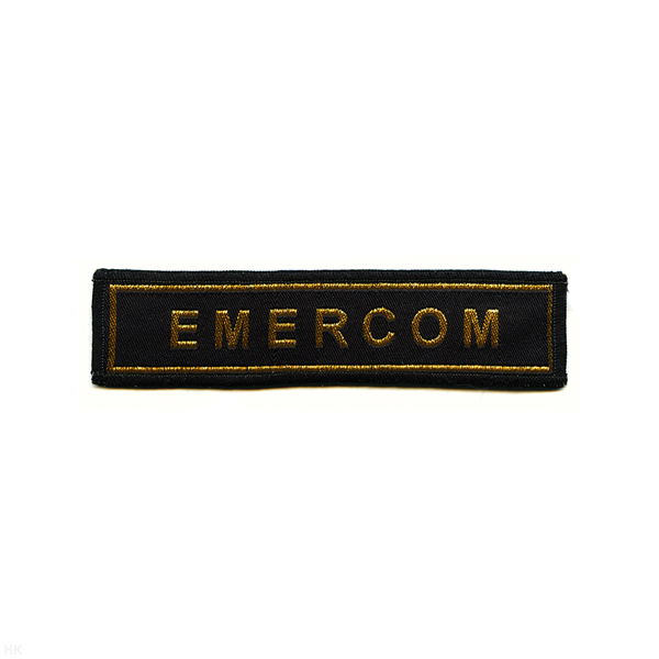 Нашивка на грудь тканая Emercom
