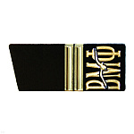 Погоны ДМБ бол. черные ВМФ (старшина 2 ст.)